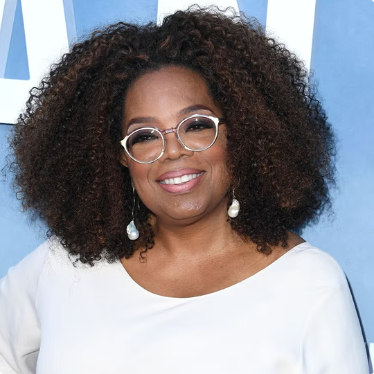 Portrait of Oprah Winfrey, used to illustrate brand moments and high-profile recognition for Dogistry luxury pet products.