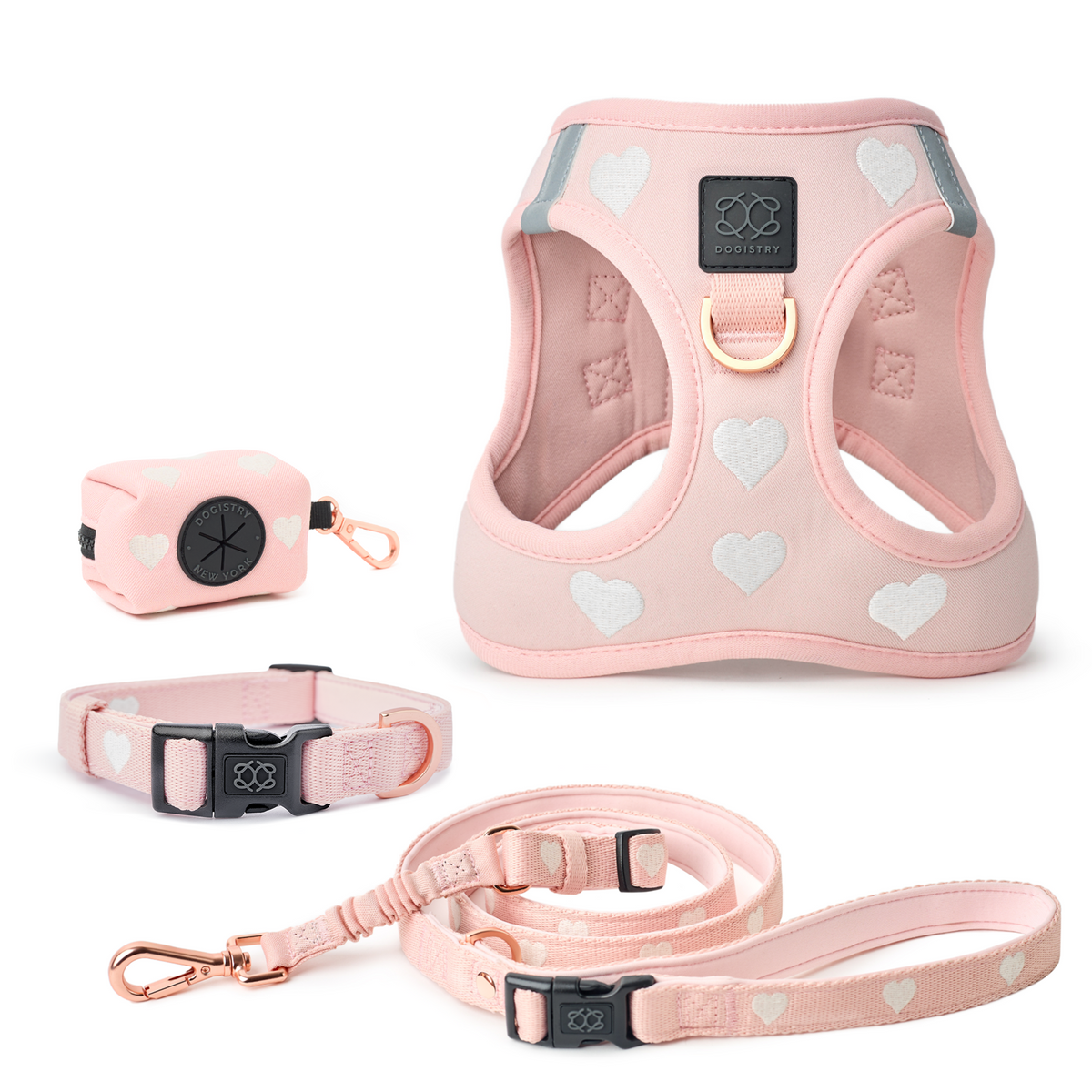 SoHo Complete Dog Walking Set - Sweetheart